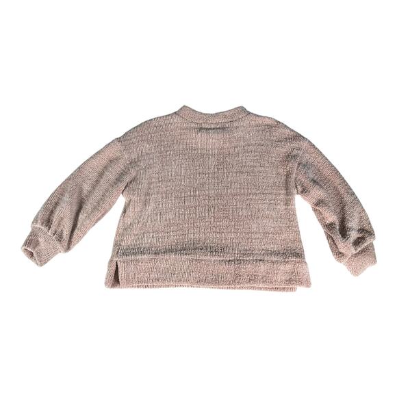 Old Navy Girls Soft Blush Pink Chenille Knit Sweater Long Sleeve Size Small 6-7 - Picture 2 of 8